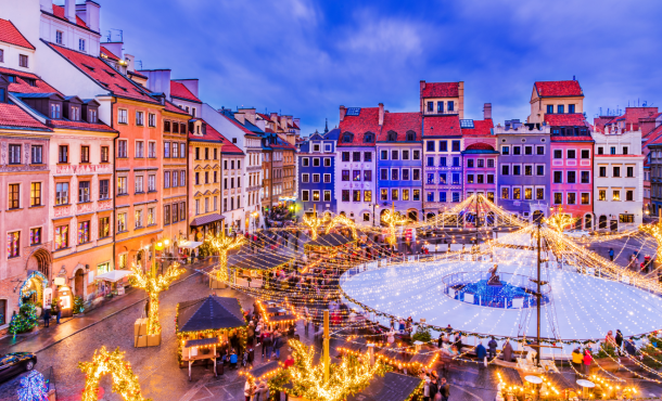 Βαρσοβία - Κρακοβία - Μαγικές γιορτές στην Πολωνία, 5, 6 ημέρες αεροπορικώς από τη Θεσσαλονίκη ‣ Χριστούγεννα - Πρωτοχρονιά - Θεοφάνεια (Μ)